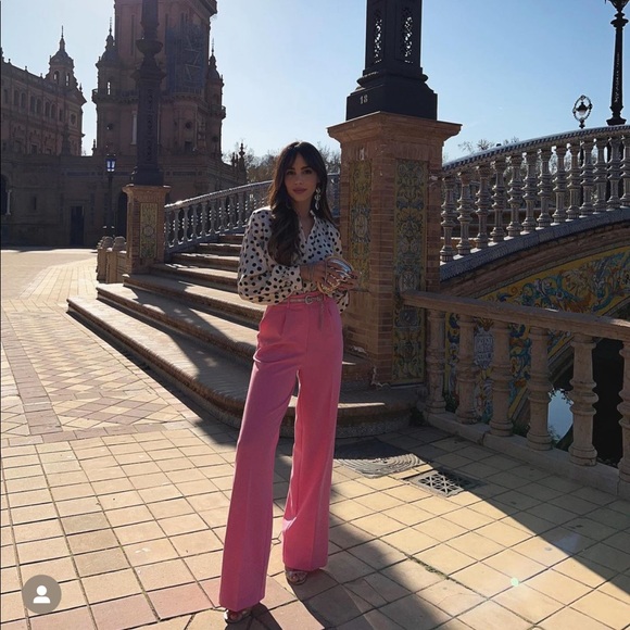 Last 🔥Zara wide leg menswear pants - Picture 13 of 16